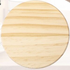 Custom Laser Engraved Round Wood Coaster