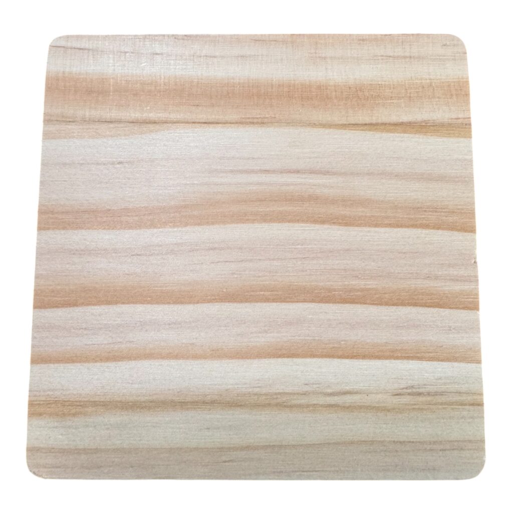 Custom Laser Engraved Wooden Coaster