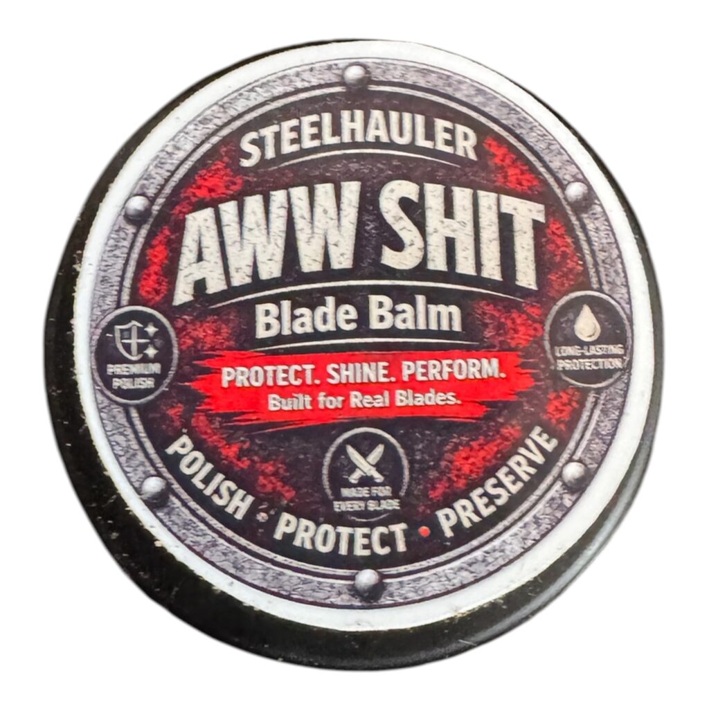Steel Hauler Knives "Aww Shit" blade balm 0.05 oz