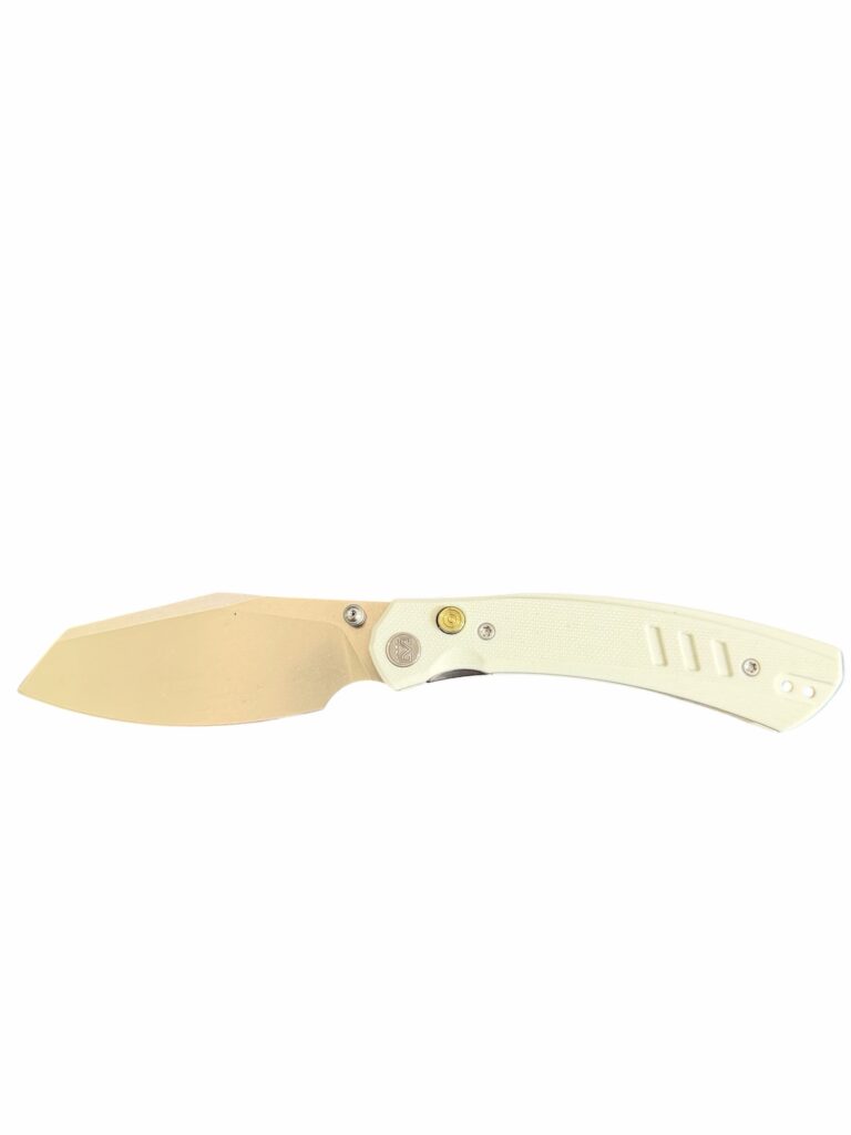 Miguron Karok Button Linerlock White
